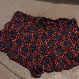 Geometric print shorts